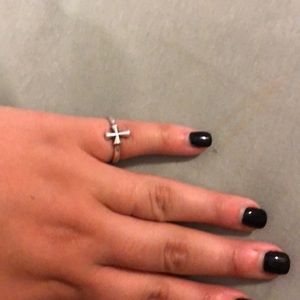 James Avery cross ring